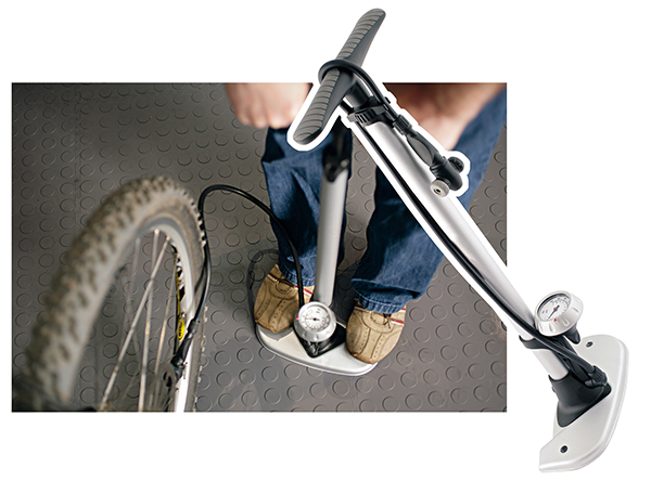 Robust new Floor Track Pump from Kamasa is packed full of features