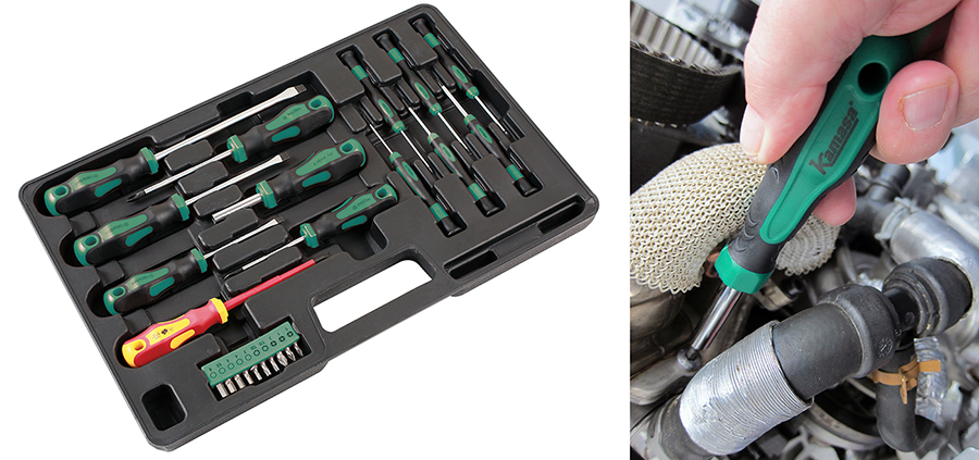 Always have the correctly sized screwdriver to hand with this very useful set