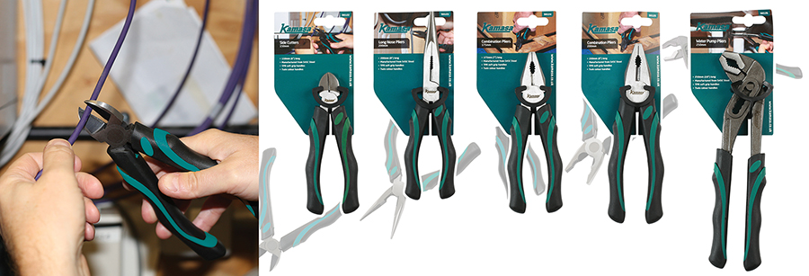 New range of pliers and side cutters from Kamasa Tools that offers excellent quality and value