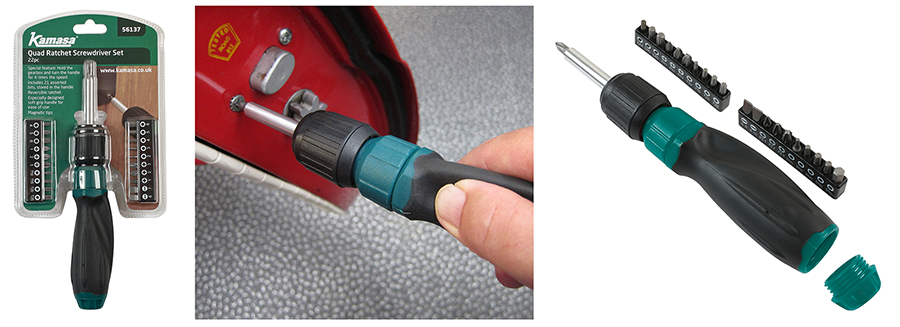 Innovative new screwdriver with 4 X speed feature
