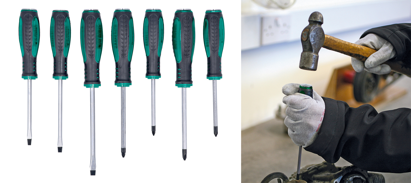Kamasa introduces innovative pound-thru screwdriver set for effortless fixing release