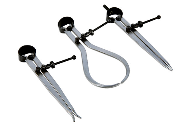Kamasa 55752 Caliper & Divider Set 3pc