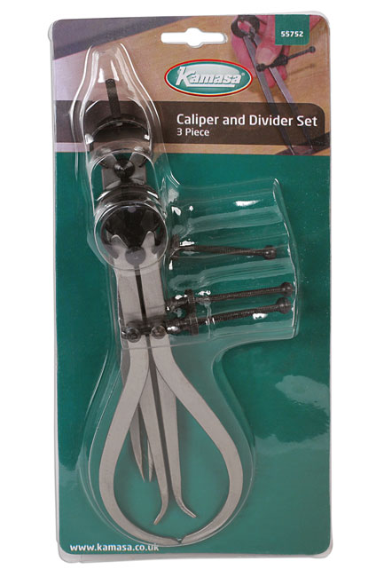 Laser Tools 55752 Caliper & Divider Set 3pc