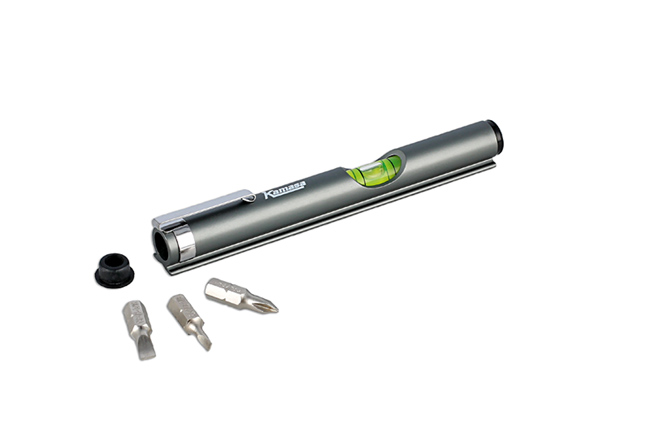 Kamasa 55862 Pocket Level/Screwdriver