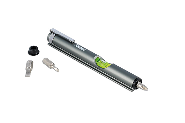 Kamasa 55862 Pocket Level/Screwdriver