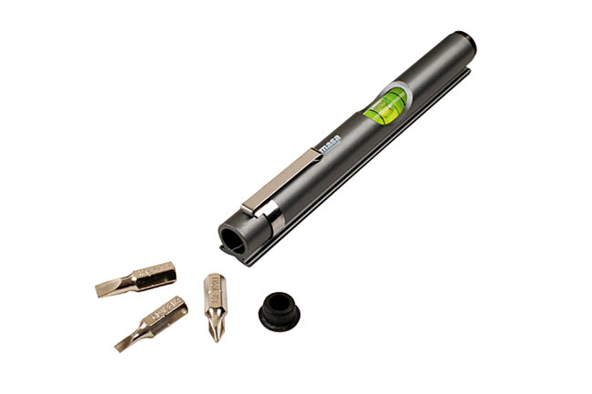 Laser Tools 55862 Pocket Level/Screwdriver