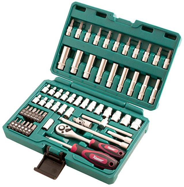 Laser Tools 56017 Socket Set 1/4"D, 58pc