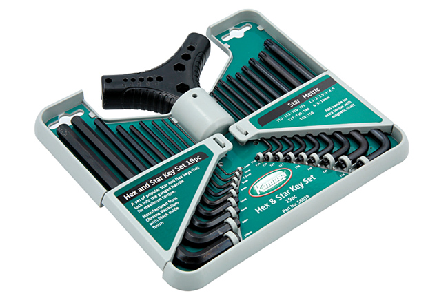Kamasa 56038 Hex & Star* Key Set 19pc