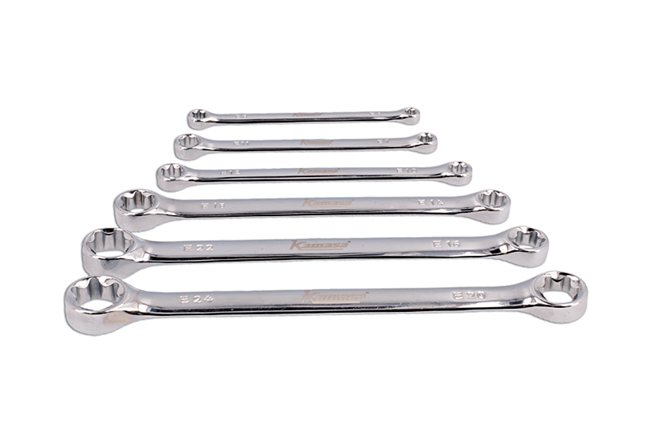 56143 Double Ended Star Spanner Set - 6pc