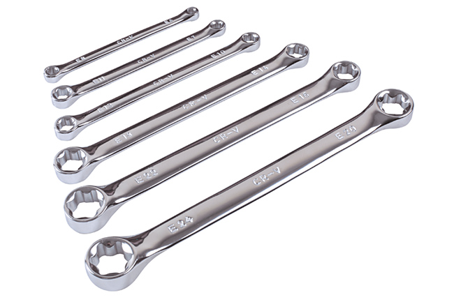 Laser Tools 56143 Double Ended Star Spanner Set - 6pc