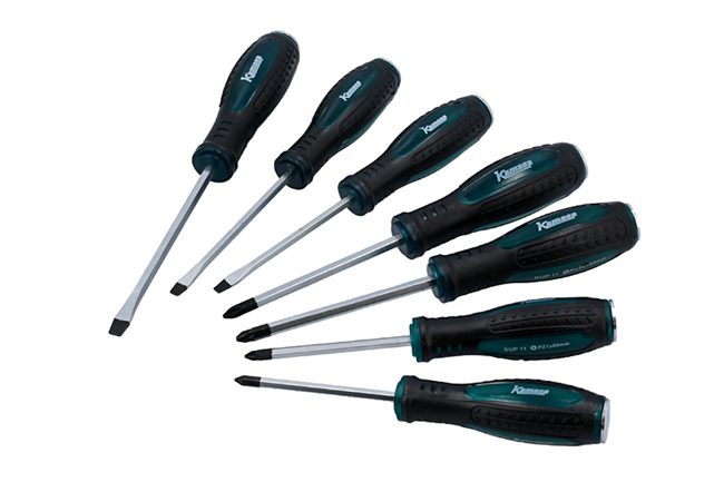 Kamasa 56148 Pound Thru Screwdriver Set 7pc