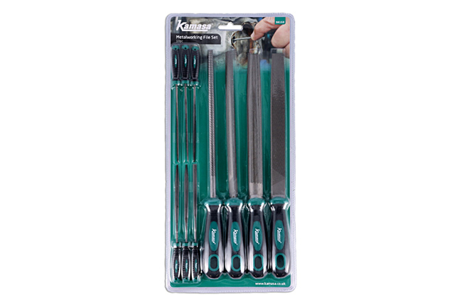 Kamasa 56153 Metalworking File Set 10pc