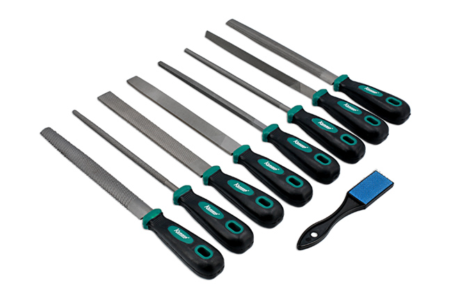 Kamasa 56154 Metal & Woodworking File Set 9pc
