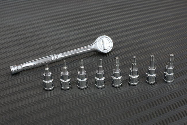 Kamasa 56156 Star Bit Socket Set 3/8"D 8pc