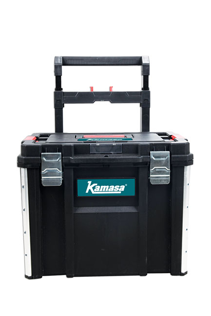 Kamasa 56165 Large Modular Rolling Toolbox - with 100kg Load Capacity