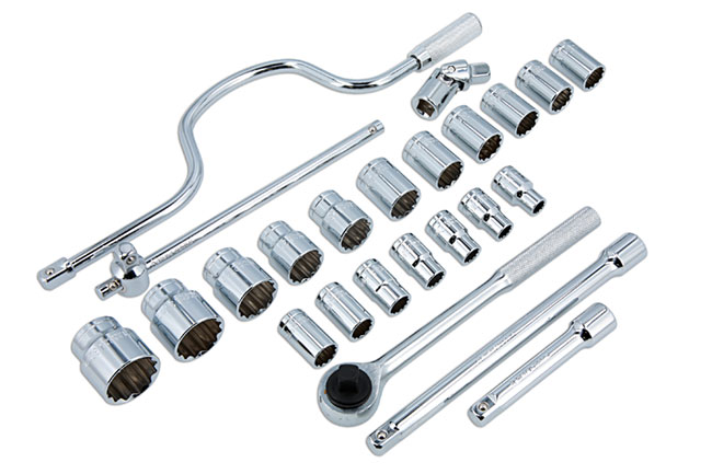 Kamasa SS4710 Socket Set 1/2"D 24pc