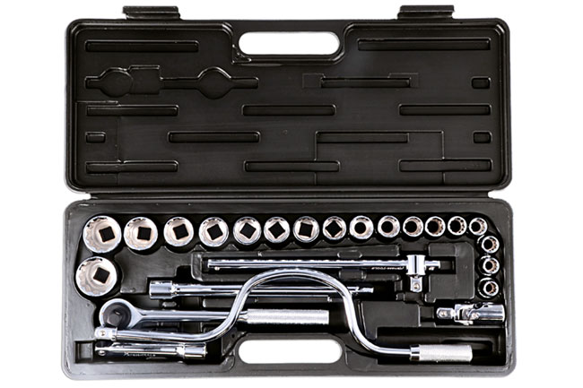 Laser Tools SS4710 Socket Set 1/2"D, 24pc