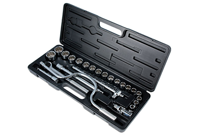 Kamasa SS4710 Socket Set 1/2"D 24pc
