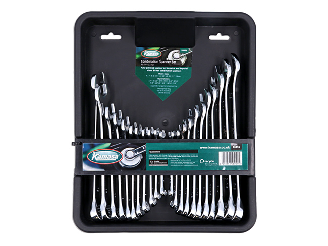 56051 Combination Spanner Set 22pc