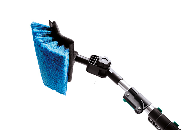 Kamasa 56168 Extendable 24" Solar Panel/Conservatory Brush - with Twin-Face Head