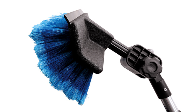 Kamasa 56168 Extendable 24" Solar Panel/Conservatory Brush - with Twin-Face Head