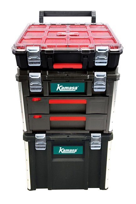 56171 Modular Rolling Toolbox 3pc - with 100kg Load Capacity