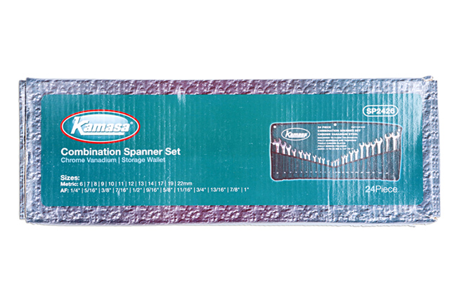 Kamasa SP2426 Combination Spanner Set 24pc